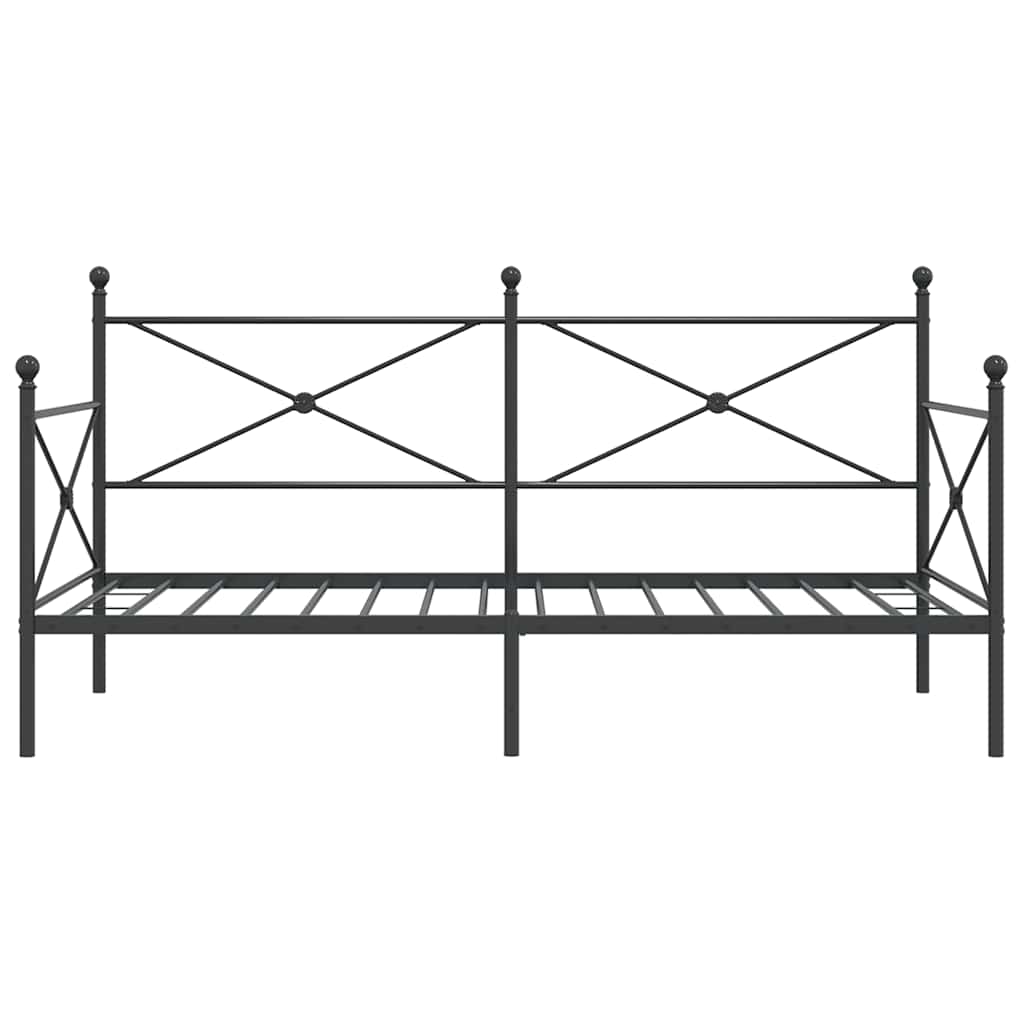 daybed uden madras 107x203 cm stål sort
