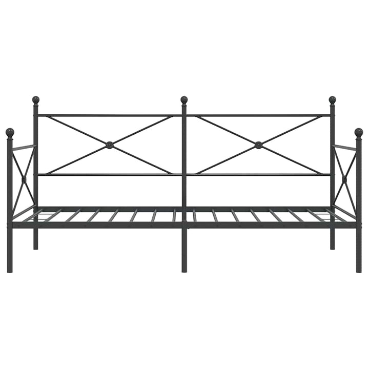 daybed uden madras 107x203 cm stål sort