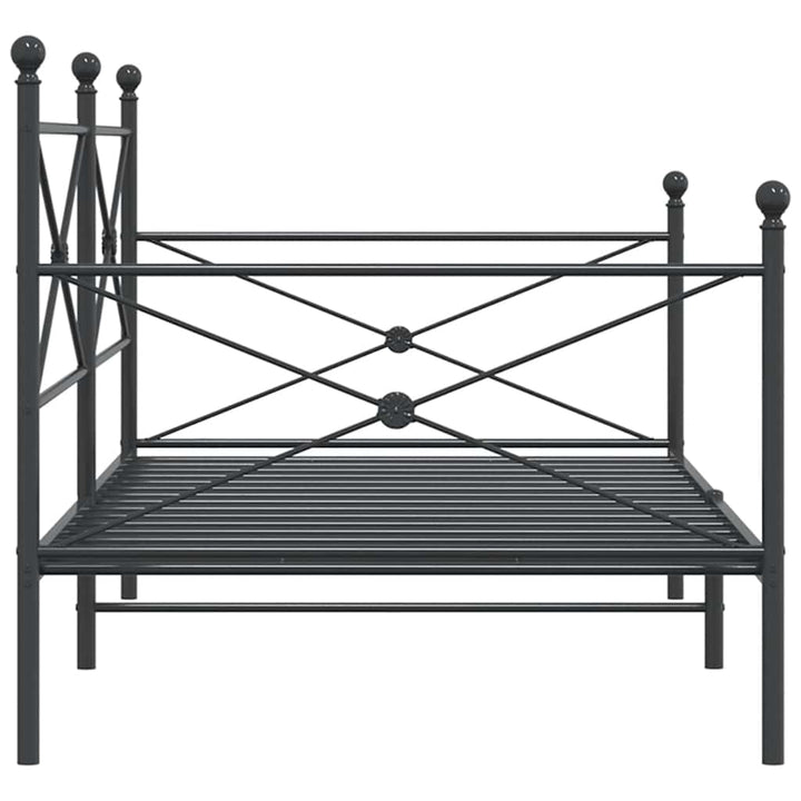 daybed uden madras 107x203 cm stål sort