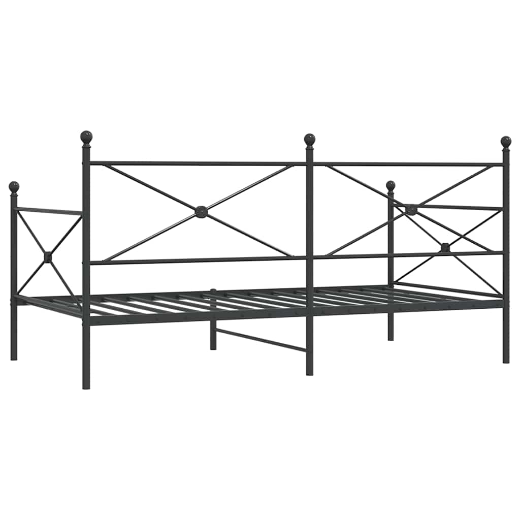 daybed uden madras 107x203 cm stål sort