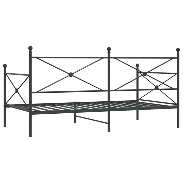 daybed uden madras 107x203 cm stål sort