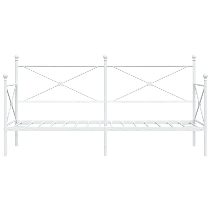 daybed uden madras 90x200 cm stål hvid