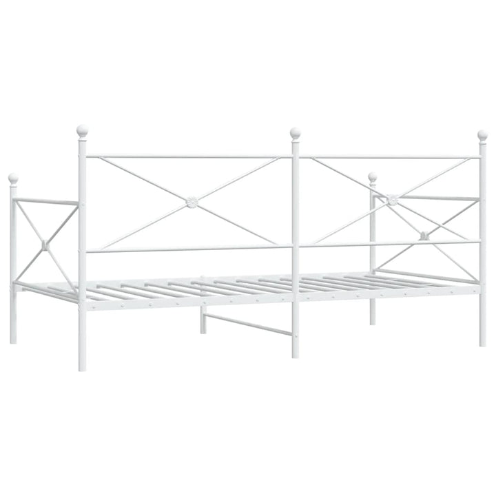 daybed uden madras 100x200 cm stål hvid