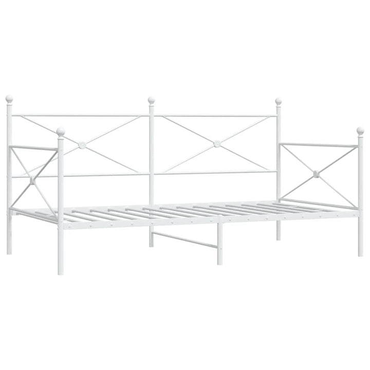 daybed uden madras 107x203 cm stål hvid