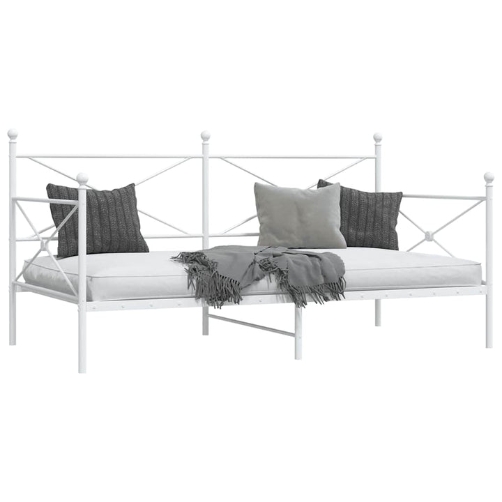 daybed uden madras 107x203 cm stål hvid