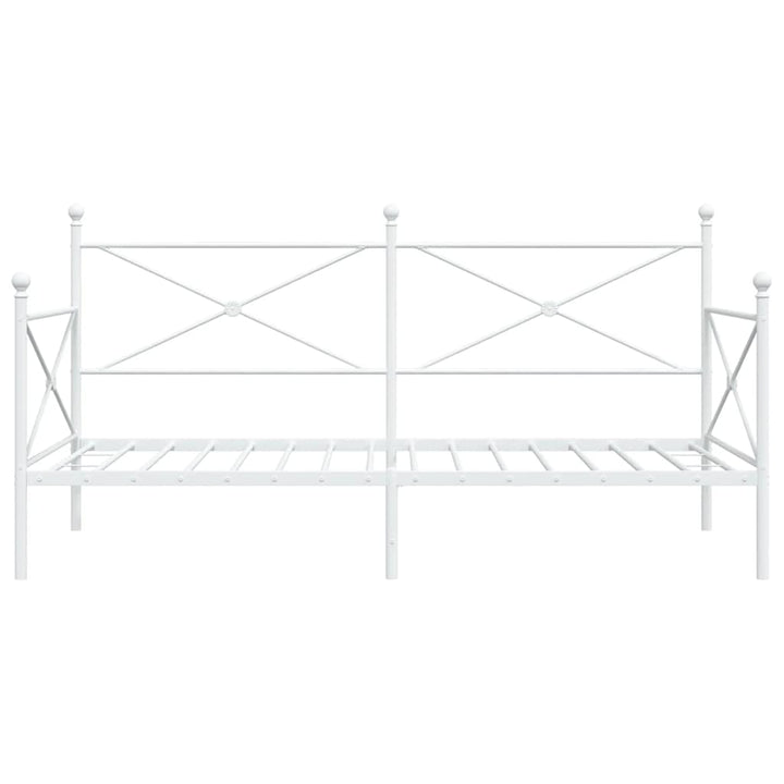 daybed uden madras 107x203 cm stål hvid