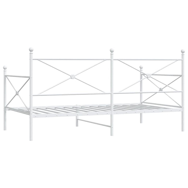 daybed uden madras 107x203 cm stål hvid