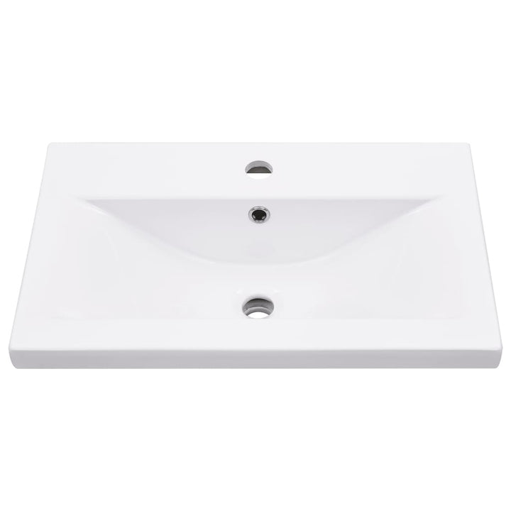 møbelsæt til badeværelse 5 dele konstrueret træ sonoma-eg