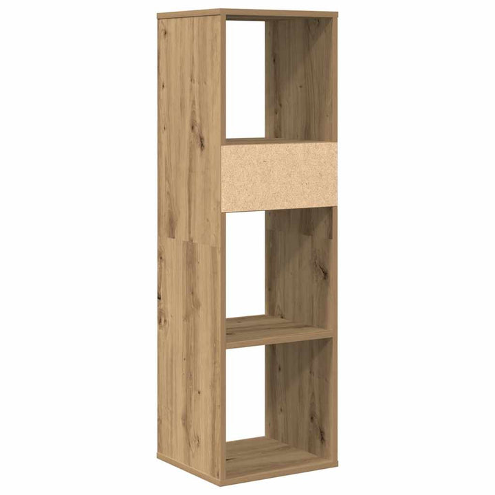 bogskab 34x31x112 cm konstrueret træ kunsteg