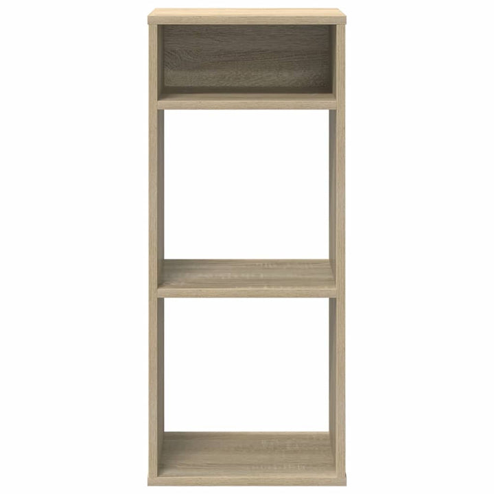 bogreol 34x31x80 cm konstrueret træ sonoma-eg