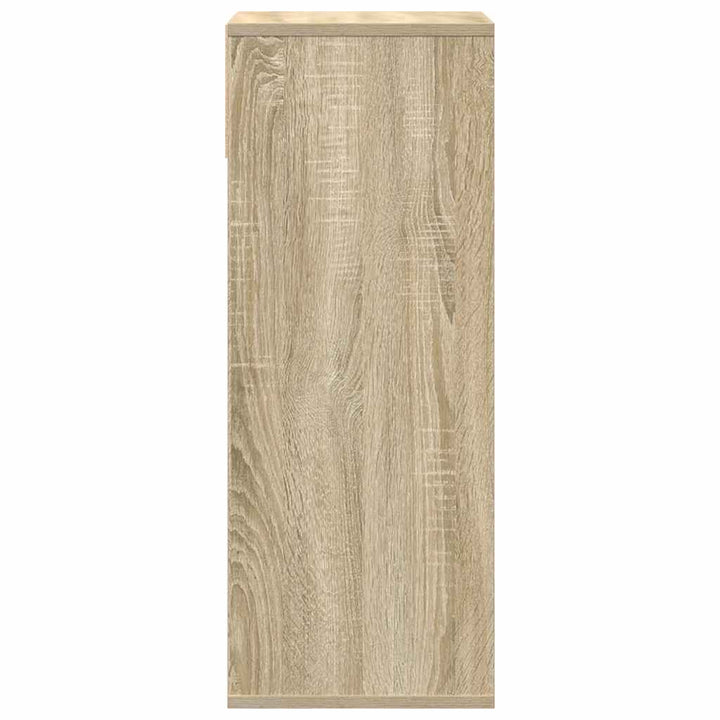 bogreol 34x31x80 cm konstrueret træ sonoma-eg