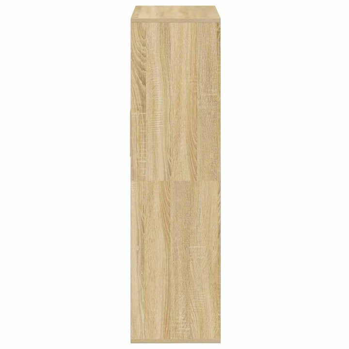 bogreol 66x31x112 cm konstrueret træ sonoma-eg
