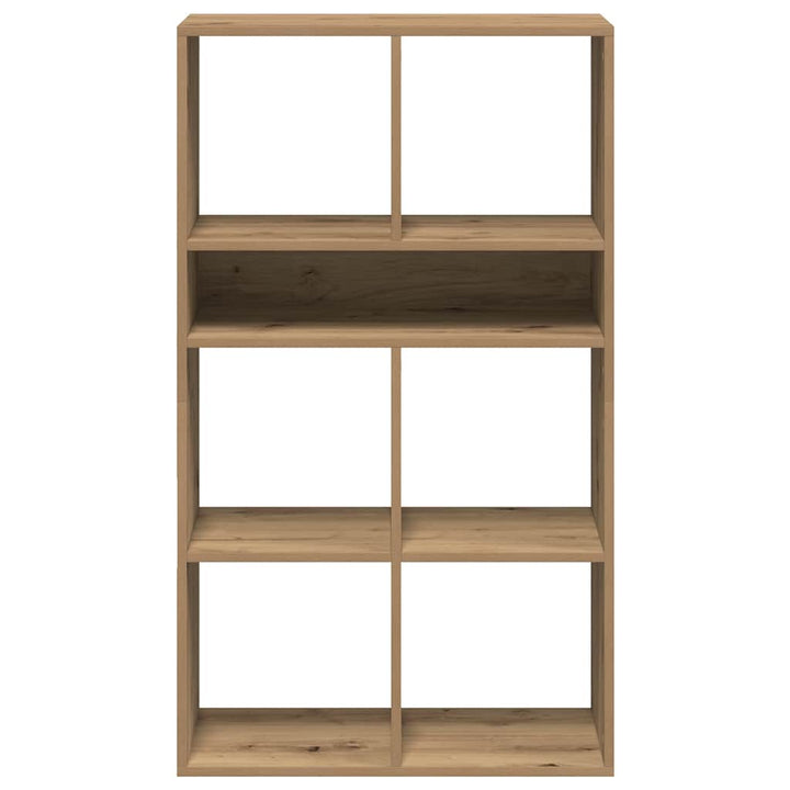 bogskab 66x31x112 cm konstrueret træ kunsteg