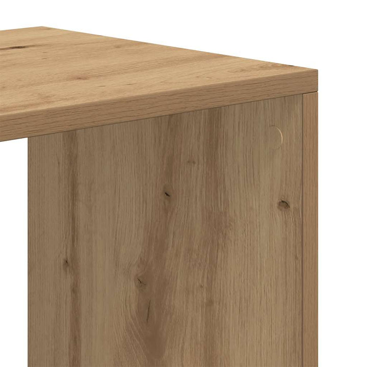 bogskab 66x31x112 cm konstrueret træ kunsteg