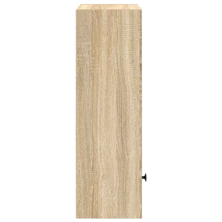 bogreol 31x24x77 cm konstrueret træ sonoma-eg