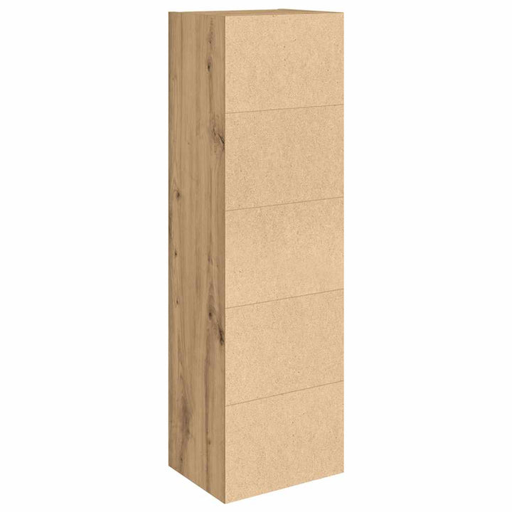 bogreol 31x24x102 cm konstrueret træ kunsteg