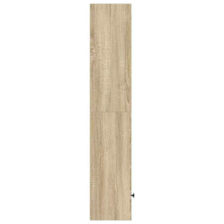 bogreol 31x24x127 cm konstrueret træ sonoma-eg