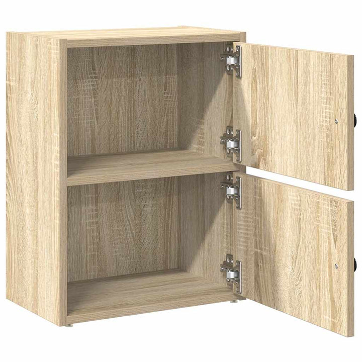 bogreol 40x24x52 cm konstrueret træ sonoma-eg