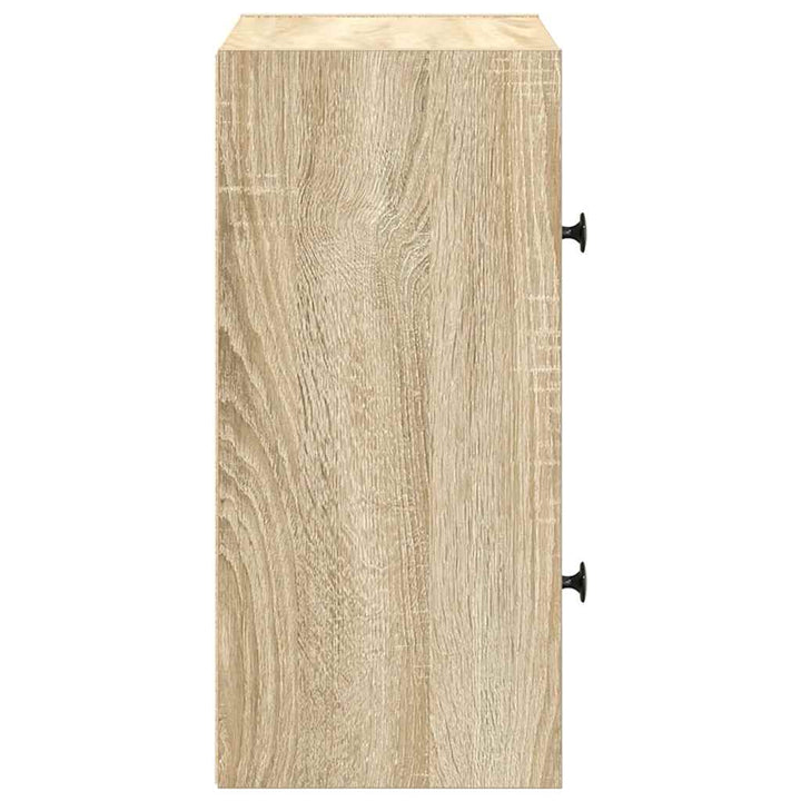bogreol 40x24x52 cm konstrueret træ sonoma-eg