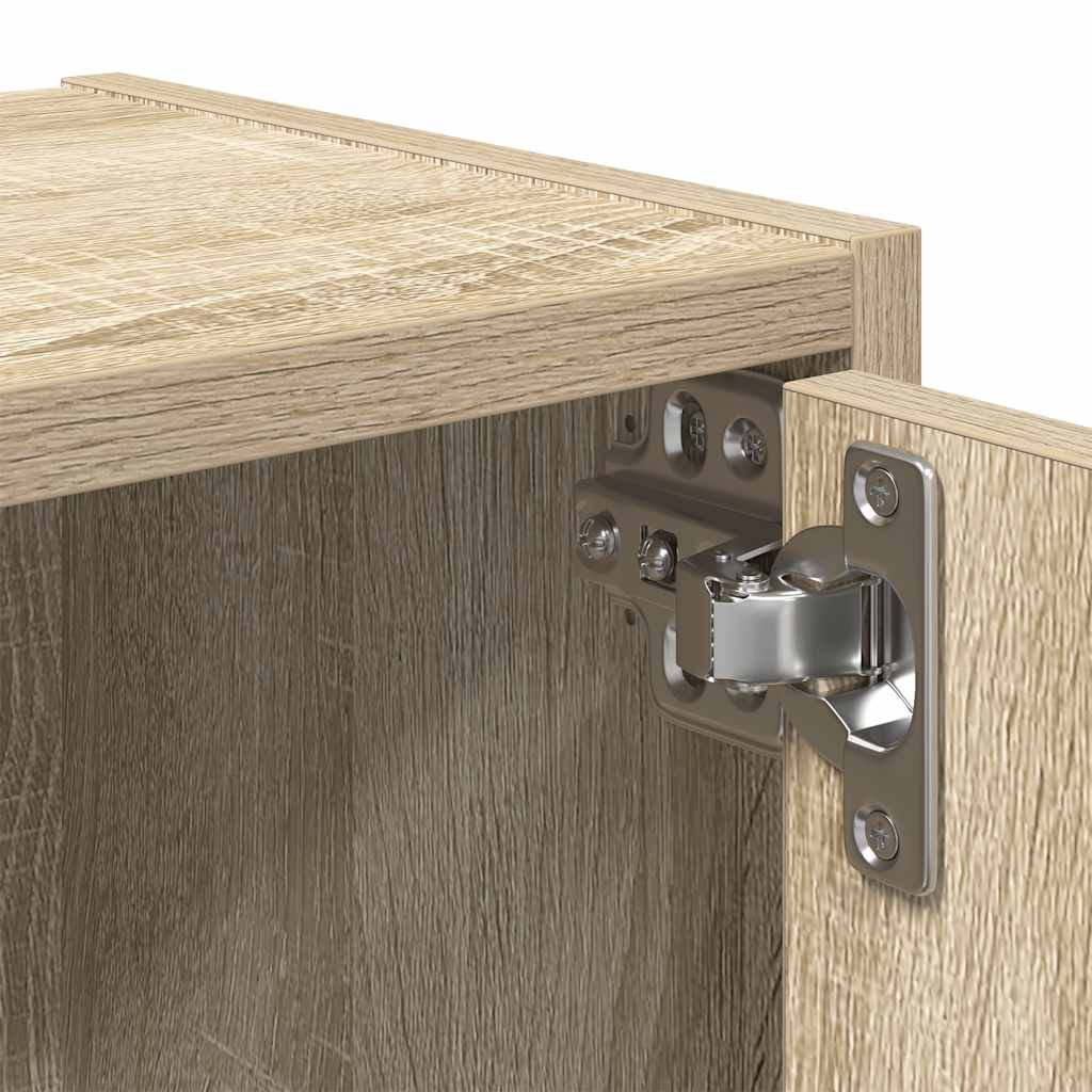 bogreol 40x24x52 cm konstrueret træ sonoma-eg