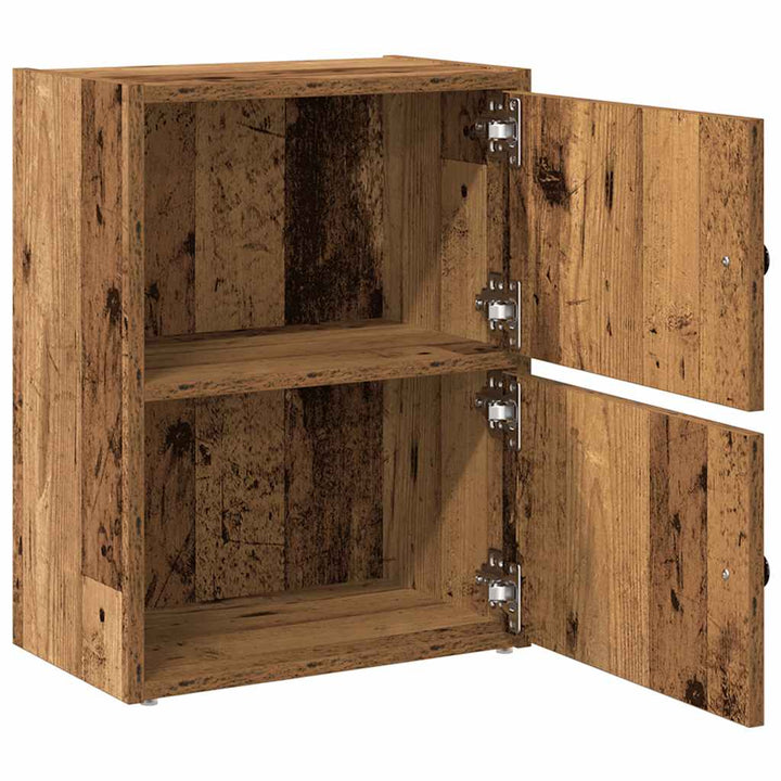 bogreol 40x24x52 cm konstrueret træ antikt træ