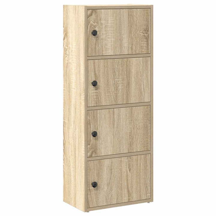 bogreol 40x24x102 cm konstrueret træ sonoma-eg