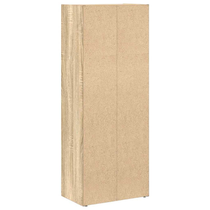 bogreol 40x24x102 cm konstrueret træ sonoma-eg