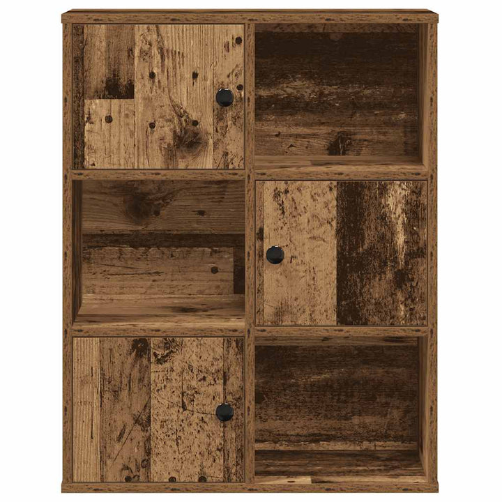 bogreol 60x24x76,5 cm konstrueret træ antikt træ