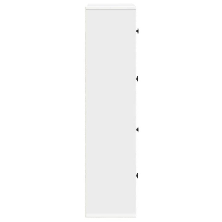 bogreol 60x24x101,5 cm konstrueret træ hvid