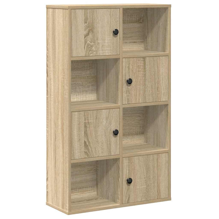 bogreol 60x24x101,5 cm konstrueret træ sonoma-eg
