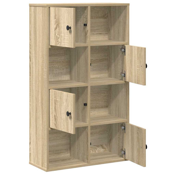 bogreol 60x24x101,5 cm konstrueret træ sonoma-eg
