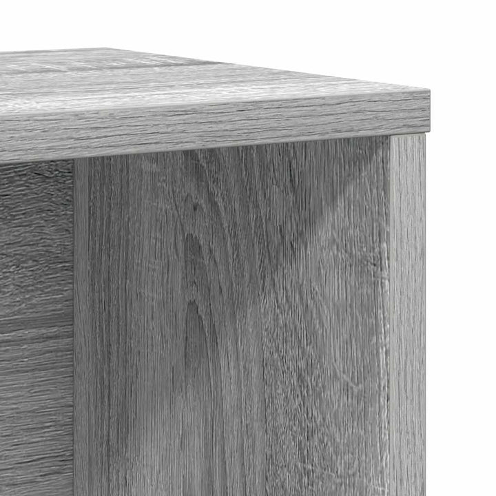 bogreol 60x24x101,5 cm konstrueret træ grå sonoma-eg
