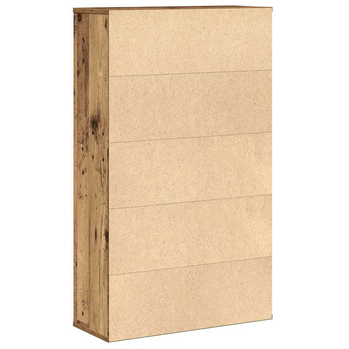 bogreol 60x24x101,5 cm konstrueret træ antikt træ
