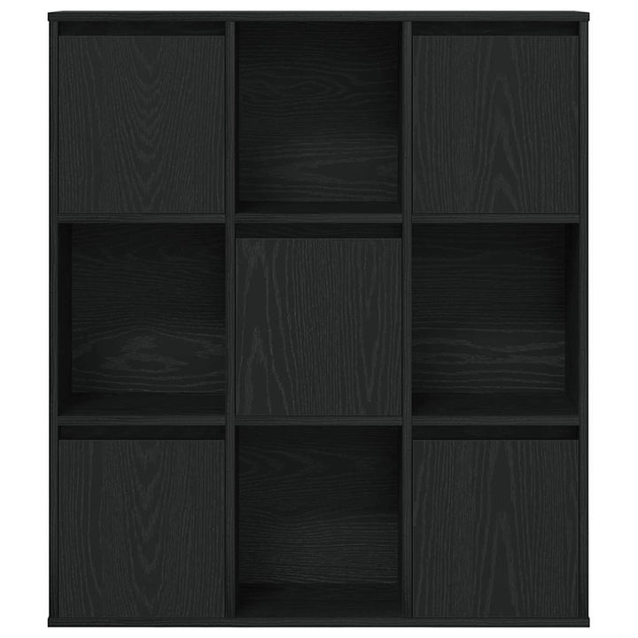 bogreol 89x24x101,5 cm konstrueret træ sort-eg