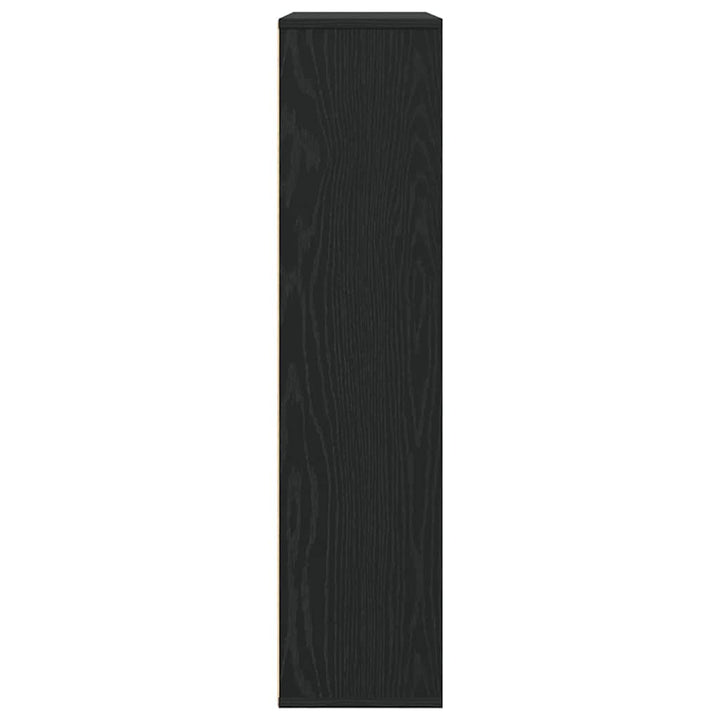 bogreol 89x24x101,5 cm konstrueret træ sort-eg
