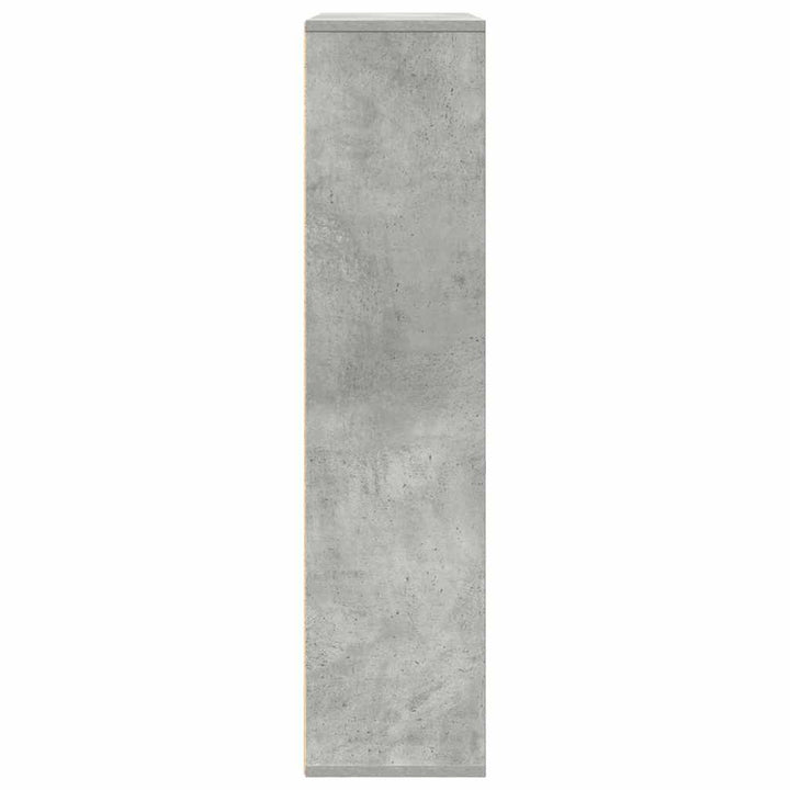 bogreol 89x24x101,5 cm konstrueret træ betongrå