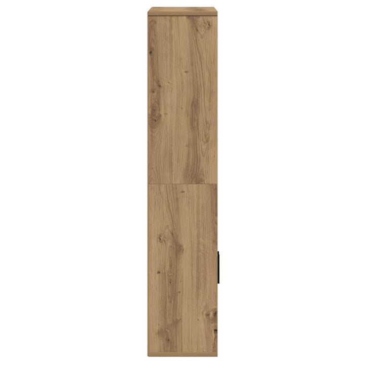 bogreol 60x24x120 cm konstrueret træ kunsteg