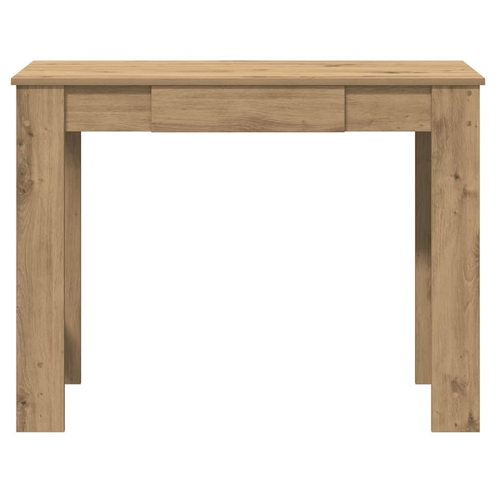 skrivebord 100x45x75 cm konstrueret træ kunsteg