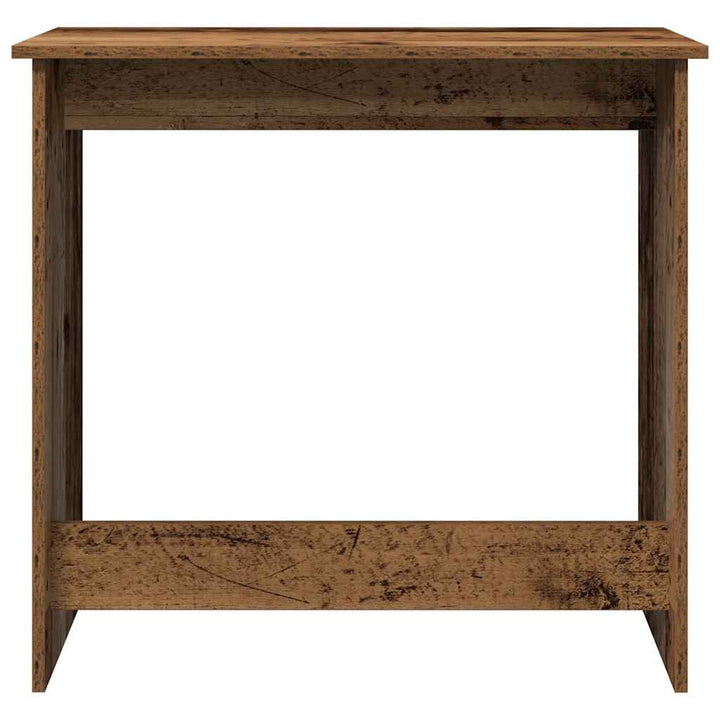 skrivebord 80x40x75 cm konstrueret træ antikt træ