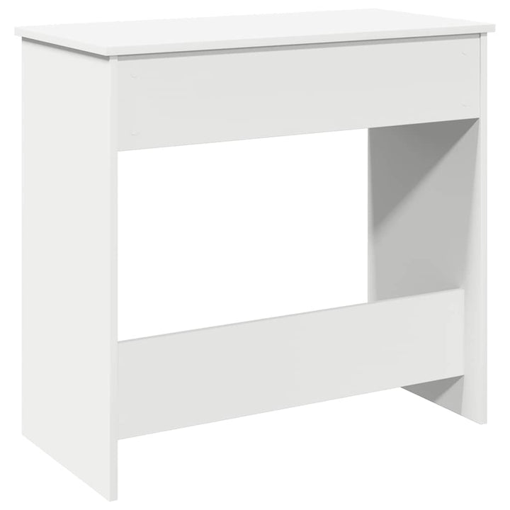 skrivebord 80x40x75 cm konstrueret træ hvid