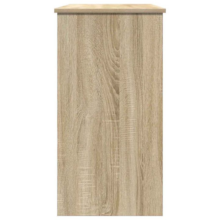 skrivebord 80x40x75 cm konstrueret træ sonoma-eg