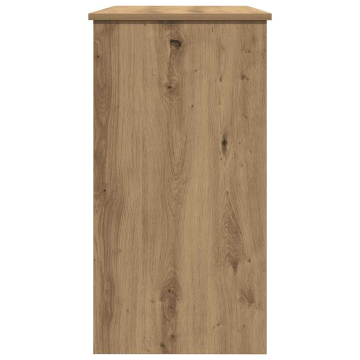 skrivebord 80x40x75 cm konstrueret træ kunsteg
