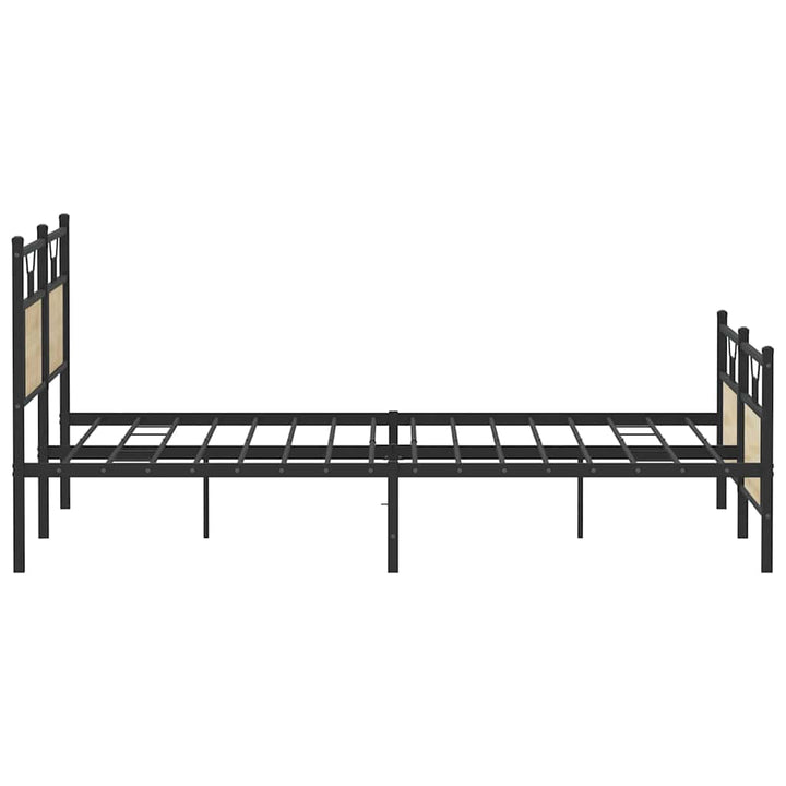 sengeramme uden madras 180x200 cm metal sonoma-eg