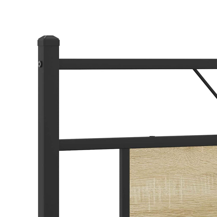 sengeramme uden madras 180x200 cm metal sonoma-eg