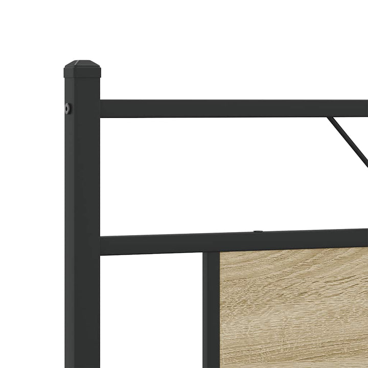 sengeramme uden madras 180x200 cm metal sonoma-eg