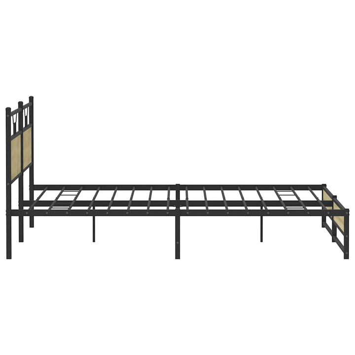 sengeramme uden madras 193x203 cm metal sonoma-eg
