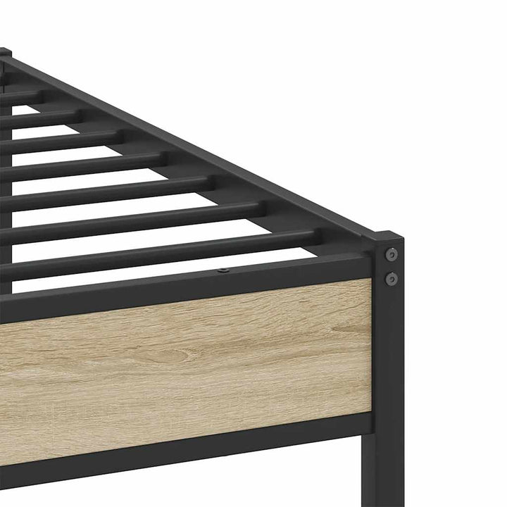 sengeramme uden madras 193x203 cm metal sonoma-eg
