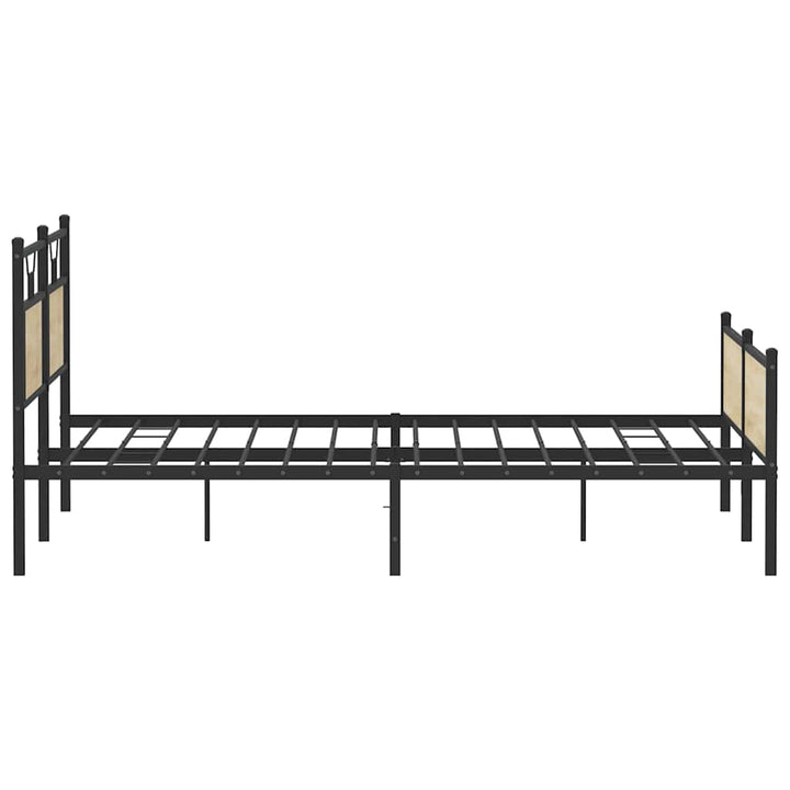 sengeramme uden madras 160x200 cm metal sonoma-eg