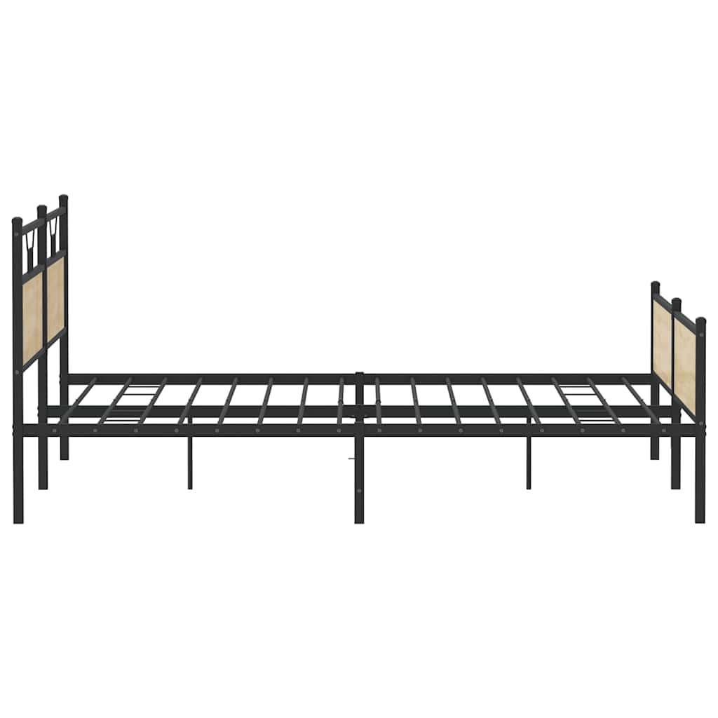 sengeramme uden madras 193x203 cm metal sonoma-eg