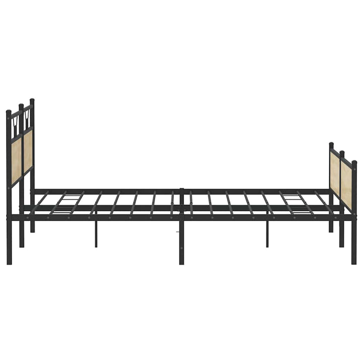 sengeramme uden madras 200x200 cm metal sonoma-eg